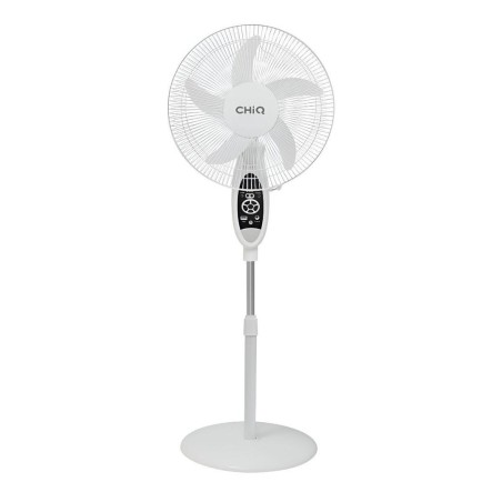 CHIQ Ventilador Pie Recargable 16" 9 vel temporizador puerto USB Luz Led - CQVF16RN0IT1W