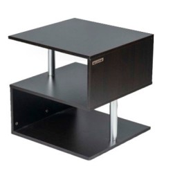 Kenneth Cole mesa de centro color negro W50 x H50 x D50 cm-KCWD2022054-B