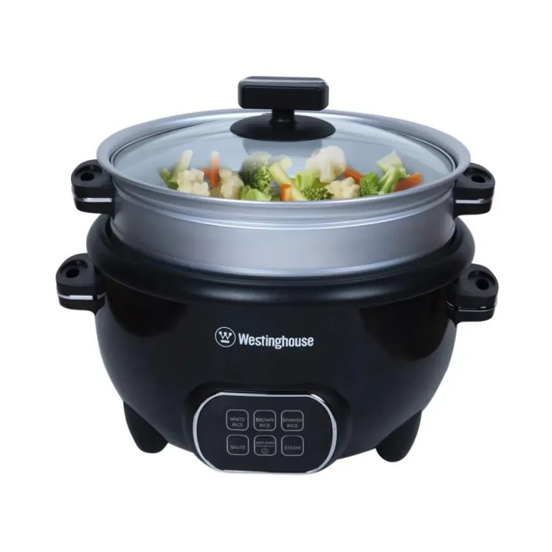 Westinghouse olla arrocera multi usos digital 1.8L 8 funciones negra - WKRCD1020