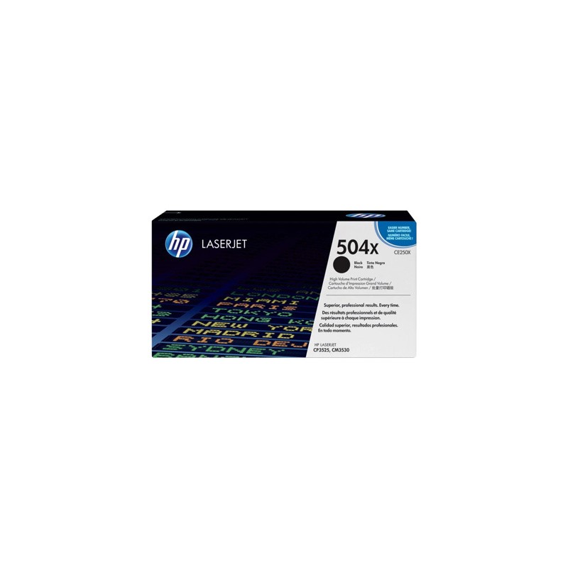 HP toner negro 10 500pgs CE250X