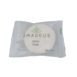 Jabón Amadeus 20 grs caja x 150 unid