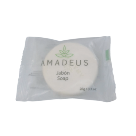 Jabón Amadeus 20 grs caja x 150 unid