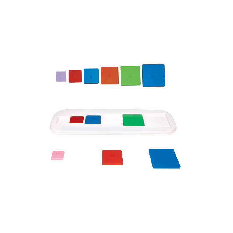 Resaque Plástico Cuadros Decrecientes