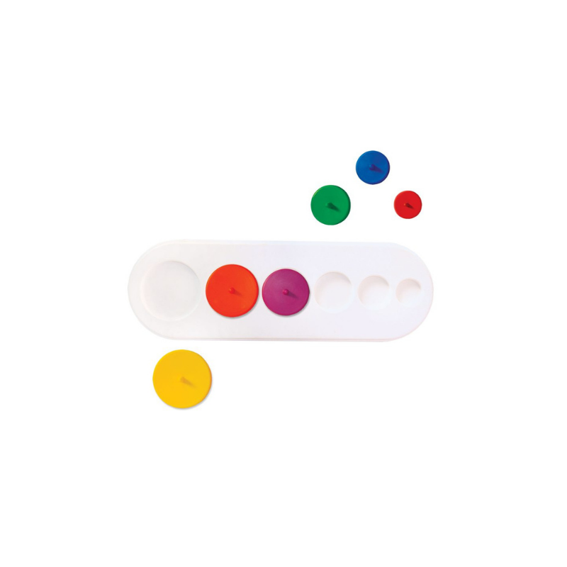 Resaque Plástico Circulos Decrecientes