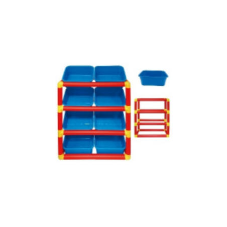 Exhibidor Tubular con 8 Charolas