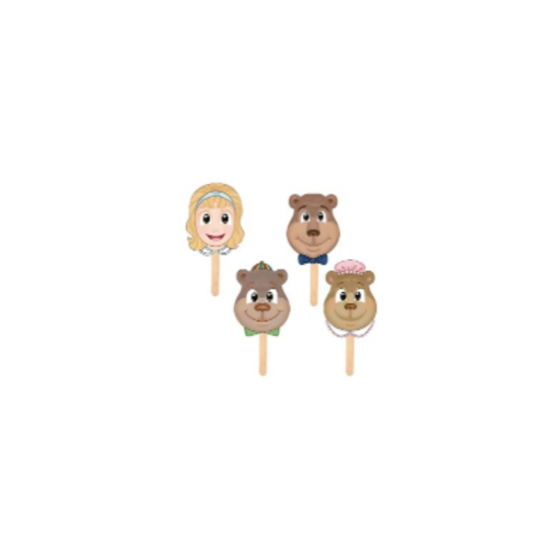 Máscaras para Cuentos Ricitos de Oro