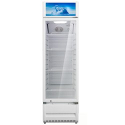 Midea refrigerador  exhibidor 11 pies con luz MDRZ309CCNWH-CA