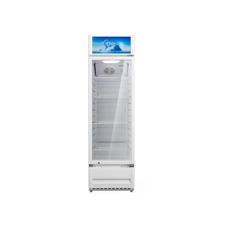 Midea refrigerador  exhibidor 11 pies con luz MDRZ309CCNWH-CA