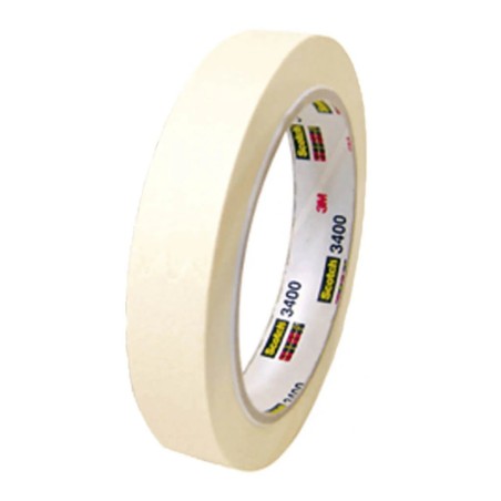 3M cinta scoth masking blanco 3/4"18mmX 40m 48 rollos/ cajas  3500-18AP-CS-70009127179