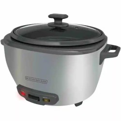 Black + Decker olla arrocera 20 tz cocidas gris RC5200M
