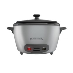 Black + Decker olla arrocera 20 tz cocidas gris RC5200M