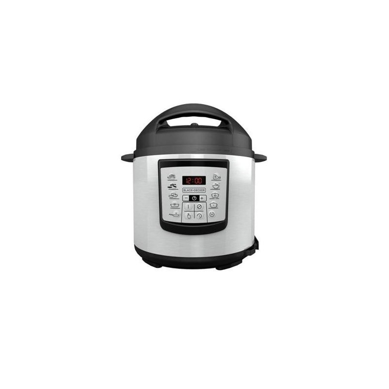 Black + Decker olla multi-usos digital  6l inox PR100SD