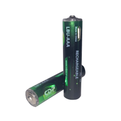 CDP bateria recargable AAA blister de 2 unidades usb lbu-AAA