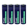 Trust pilas AAA recargables en USB-C 4 pack - 25671