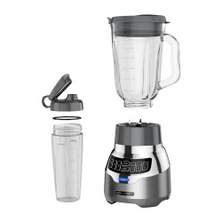 Black + Decker licuadora digital 900w silenciosa inox + vaso personal BL1300DG-PLA