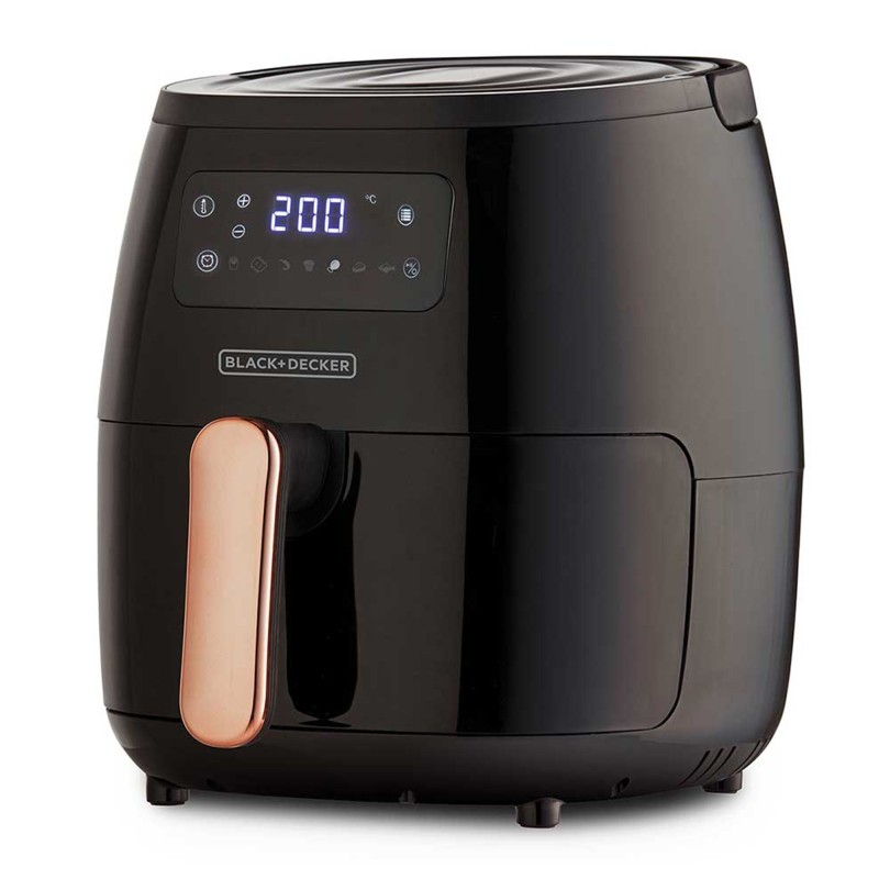 Black + Decker freidora de aire digital 5.7L negra HFD5055B