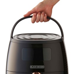 Black + Decker freidora de aire digital 5.7L negra HFD5055B