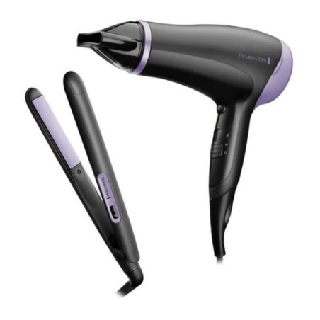 Remington combo secadora essential + plancha de cabello - D3016GP-110F