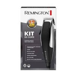 Remington kit cortadora de cabello 12 piezas cromada HC1080A-110F