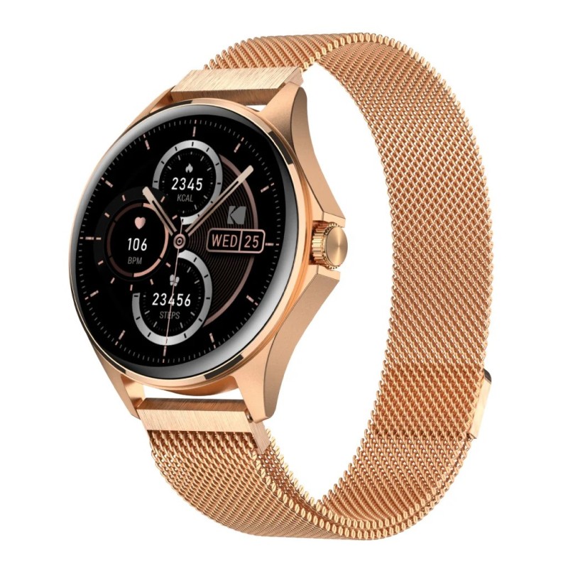Kodak reloj inteligente SW7211 oro rosa 1,32" full touch
