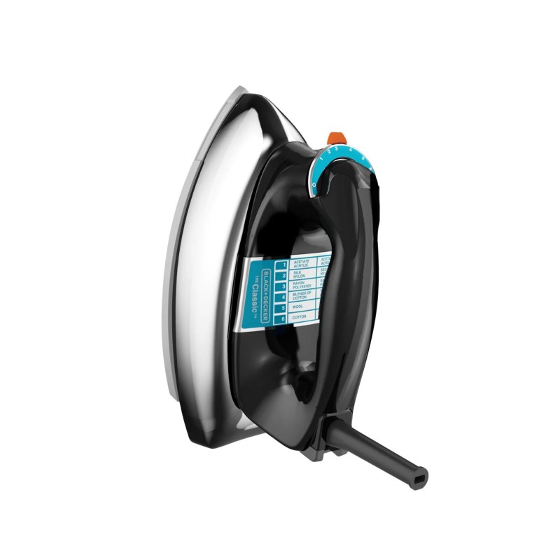 Black + Decker plancha seca suela aluminio negra clasica F54