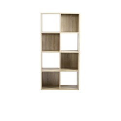 Kenneth Cole librero cubo unit color roble W61.5 x H122.5 x D29.5 cm-KCWD2022052-O